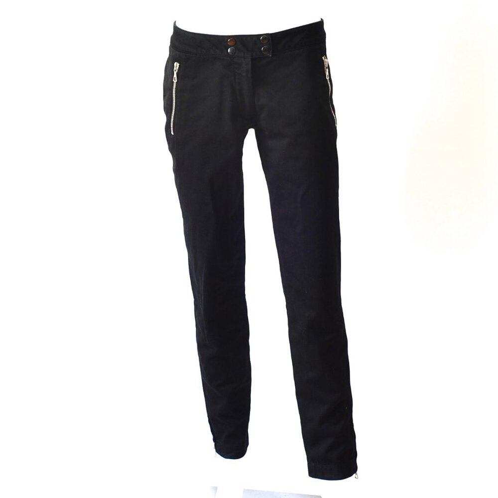 Dries Van Noten Heavy Cotton Casual Pants With Riri Zippers - Tunsia